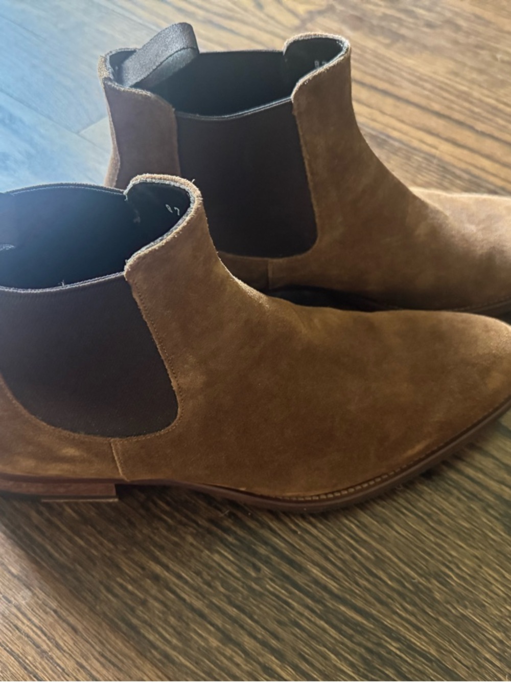 To Boot Suede Chelsea Boots in Brown- Like New